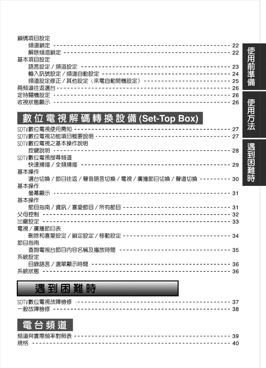 松下TC-21PFJ彩电使用说明书-2 松下TC-21PFJ彩电使用说明书-2
