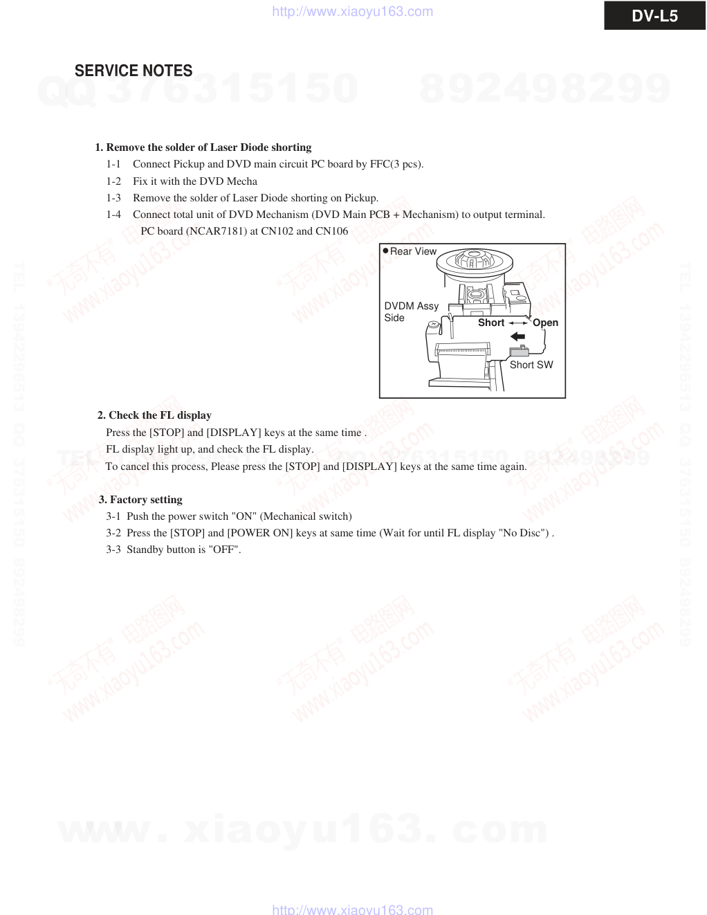 安桥ONKYO DV-L5 DVD播放器电路图-2