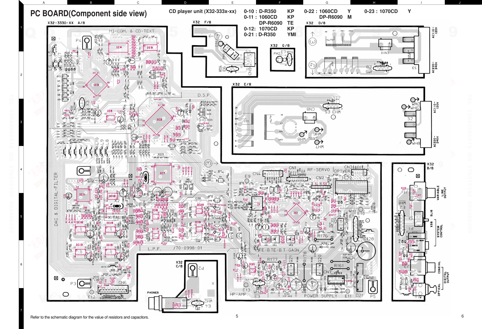 建伍KENWOOD DP-R7090 CD播放机维修手册-4 建伍KENWOOD DP-R7090 CD播放机维修手册-4