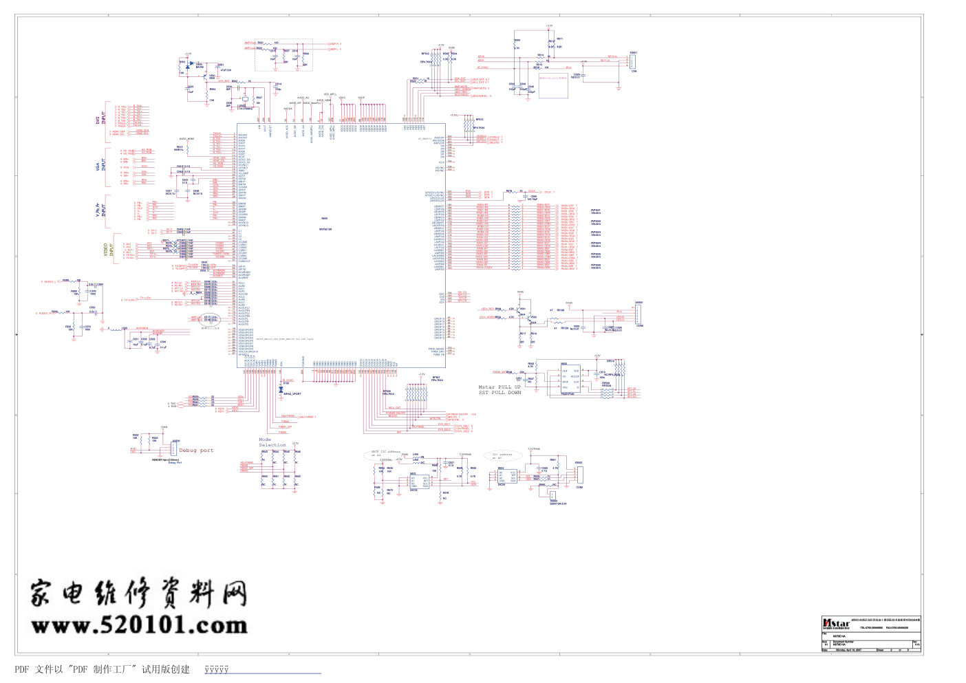 康佳LC22ES20液晶35011005板（MST9U19A机芯）电路原理图-2