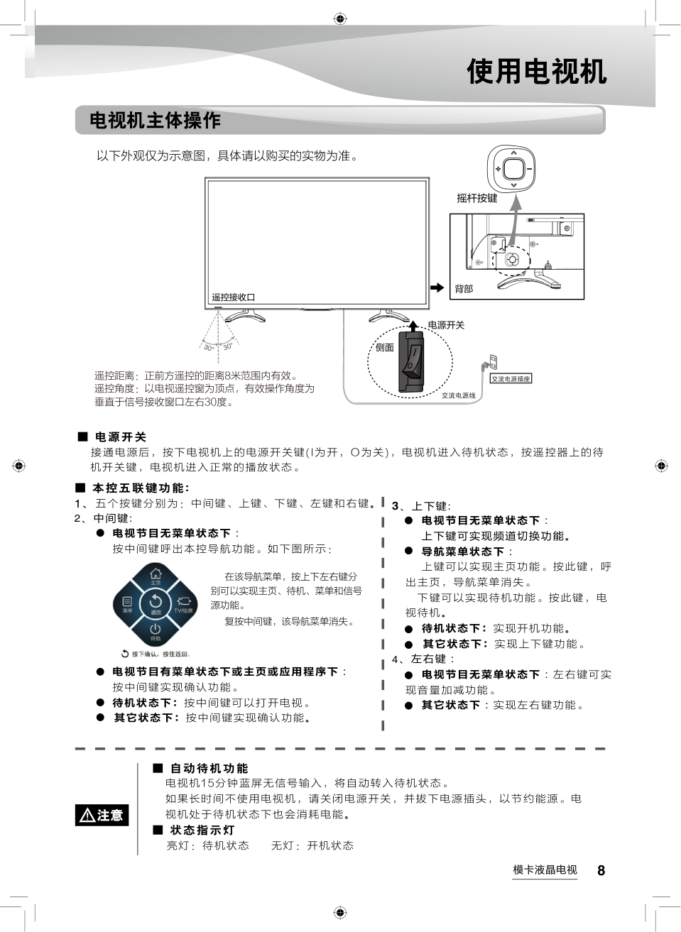 海尔55Q3M液晶彩电使用说明书-8 海尔55Q3M液晶彩电使用说明书-8
