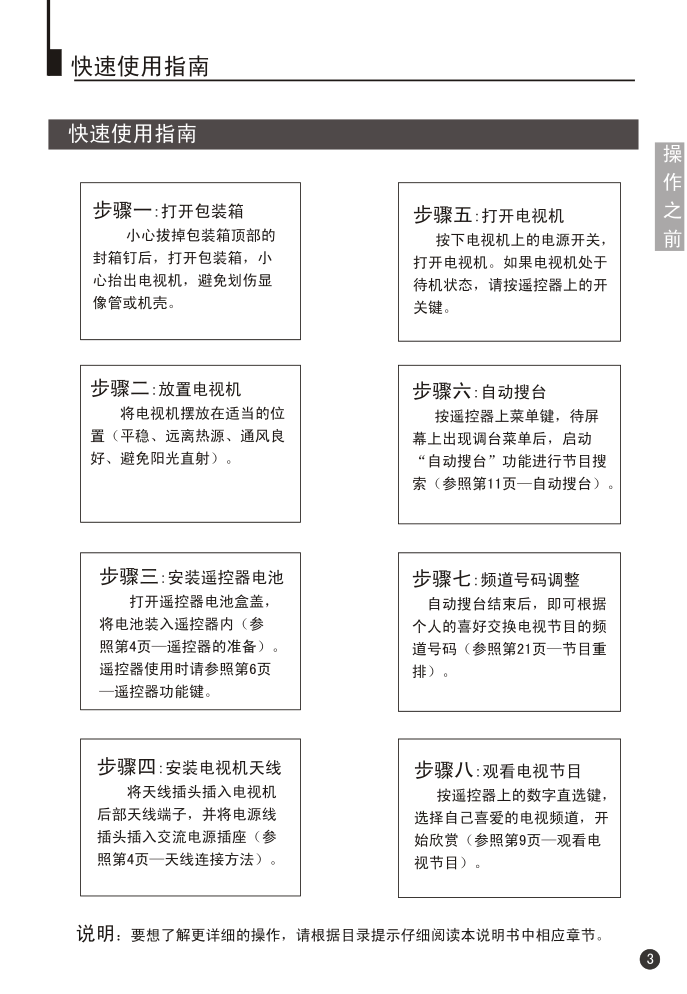 海尔29F3A-N彩电说明书-5 海尔29F3A-N彩电说明书-5