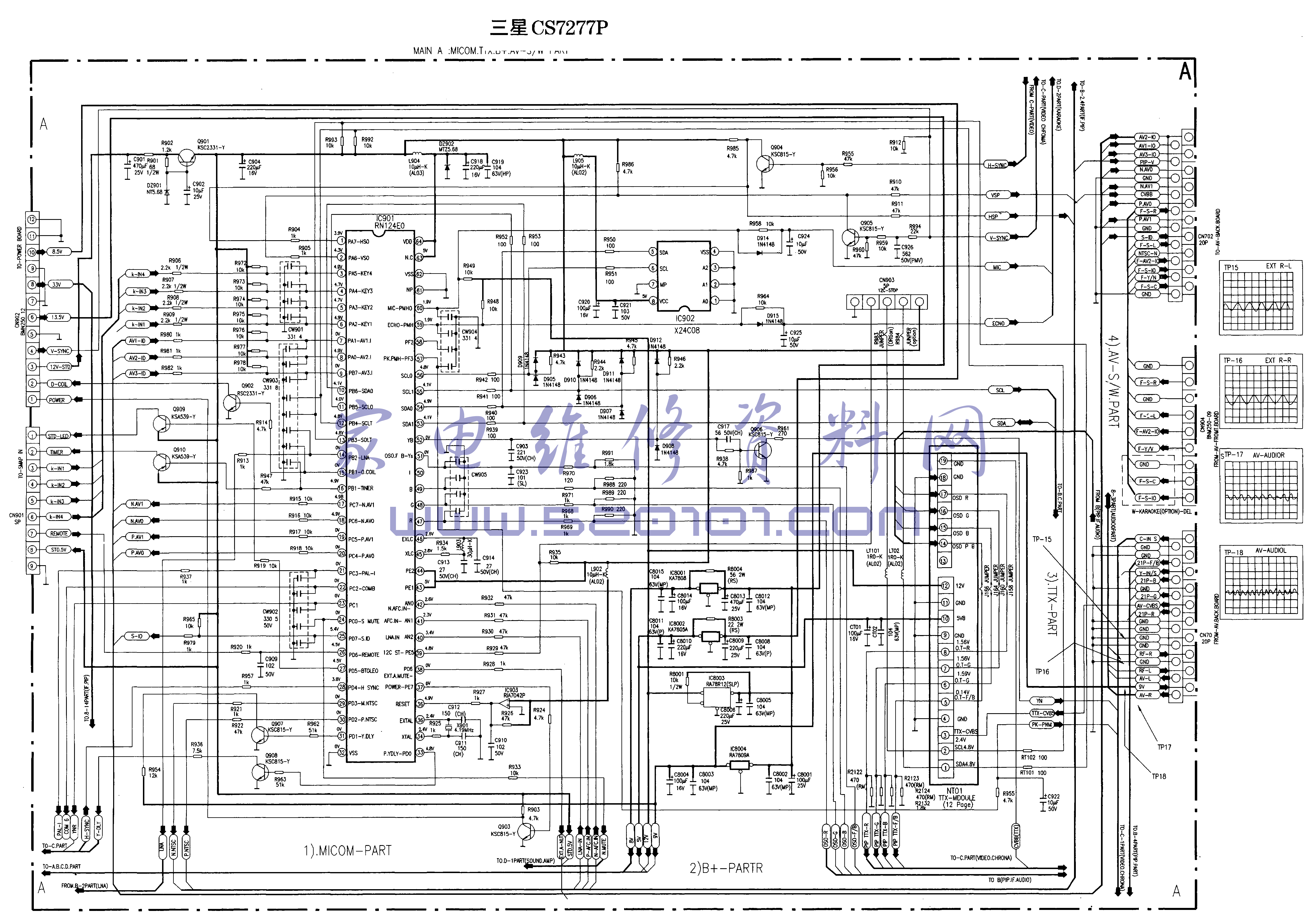 三星 CS7277P彩电图纸-0