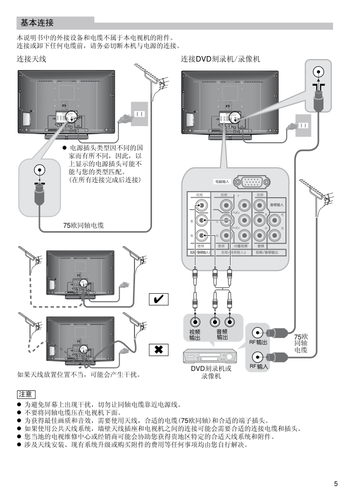 松下TC-37LZ80D液晶彩电使用说明书-4 松下TC-37LZ80D液晶彩电使用说明书-4