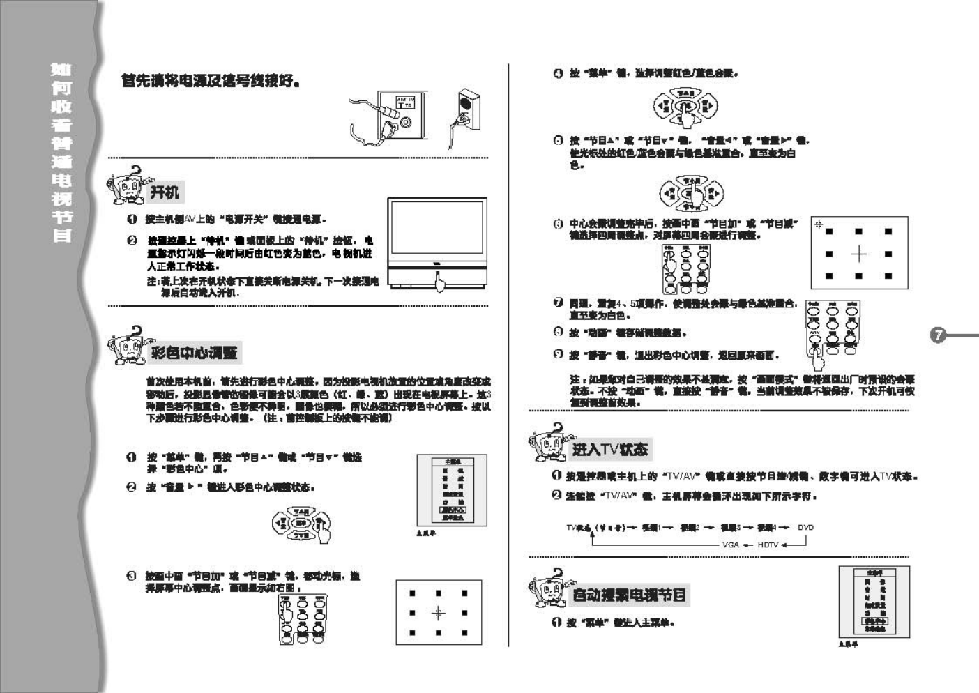 TCL王牌HW42A61彩电使用说明书-7 TCL王牌HW42A61彩电使用说明书-7