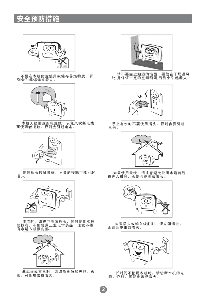 海尔PU37K1彩电使用说明书-6