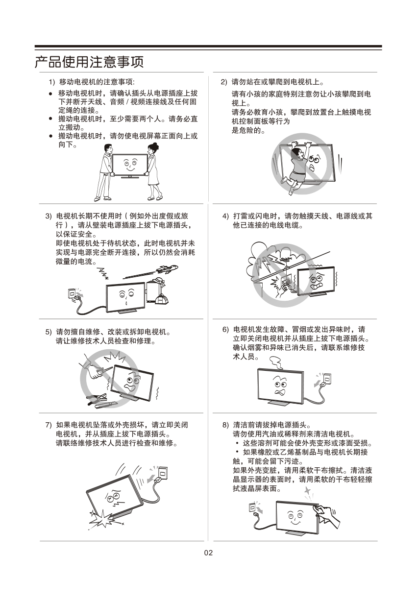 TCL王牌LED32C710J液晶彩电使用说明书-5