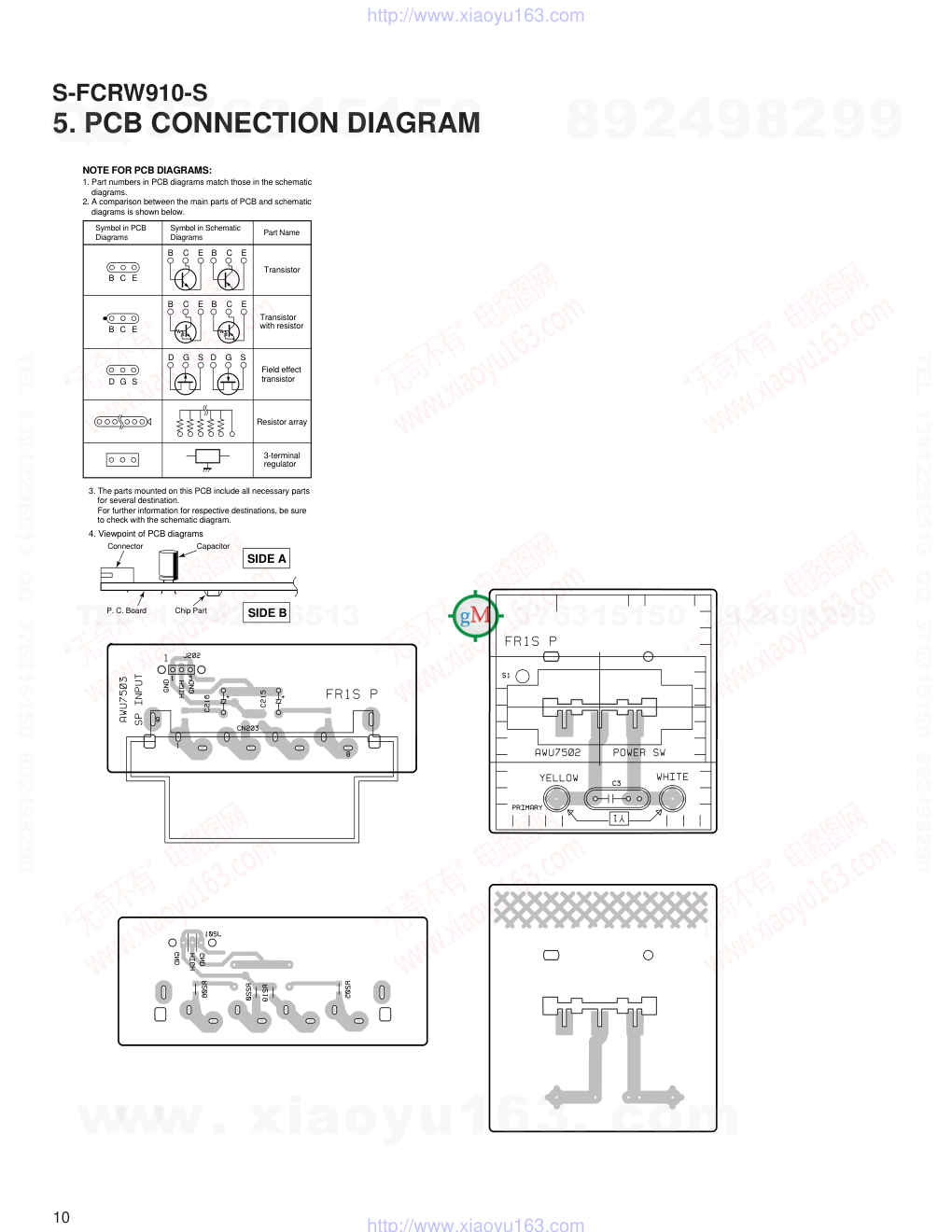 先锋PIONEER S-FCRW910-S电路图-9 先锋PIONEER S-FCRW910-S电路图-9