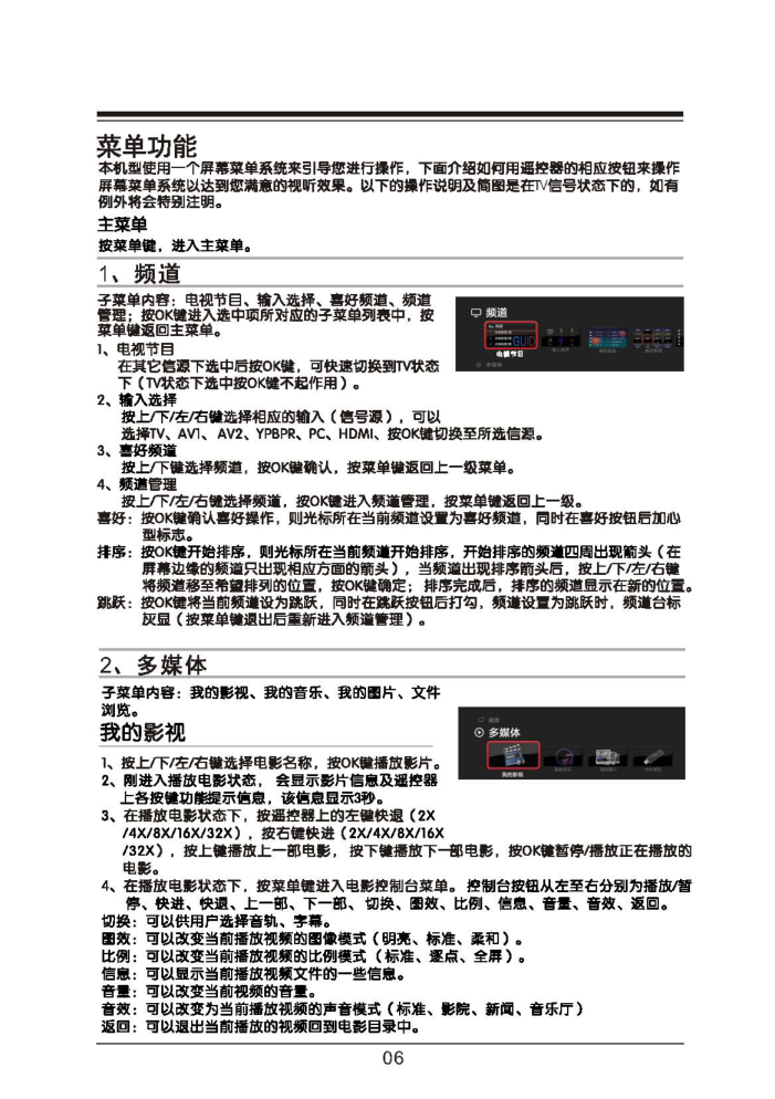 TCL王牌L43F3220E液晶彩电使用说明书-6