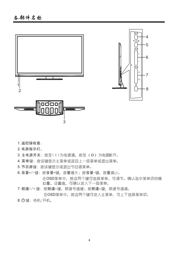 厦华LE-46HT51液晶彩电使用说明书-5 厦华LE-46HT51液晶彩电使用说明书-5