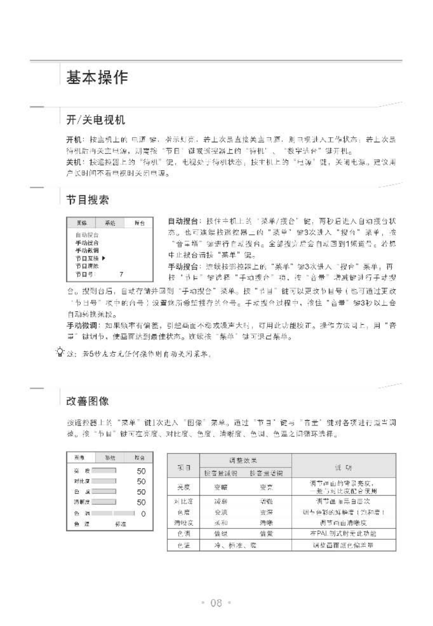 乐华29V19P彩电使用说明书-8 乐华29V19P彩电使用说明书-8