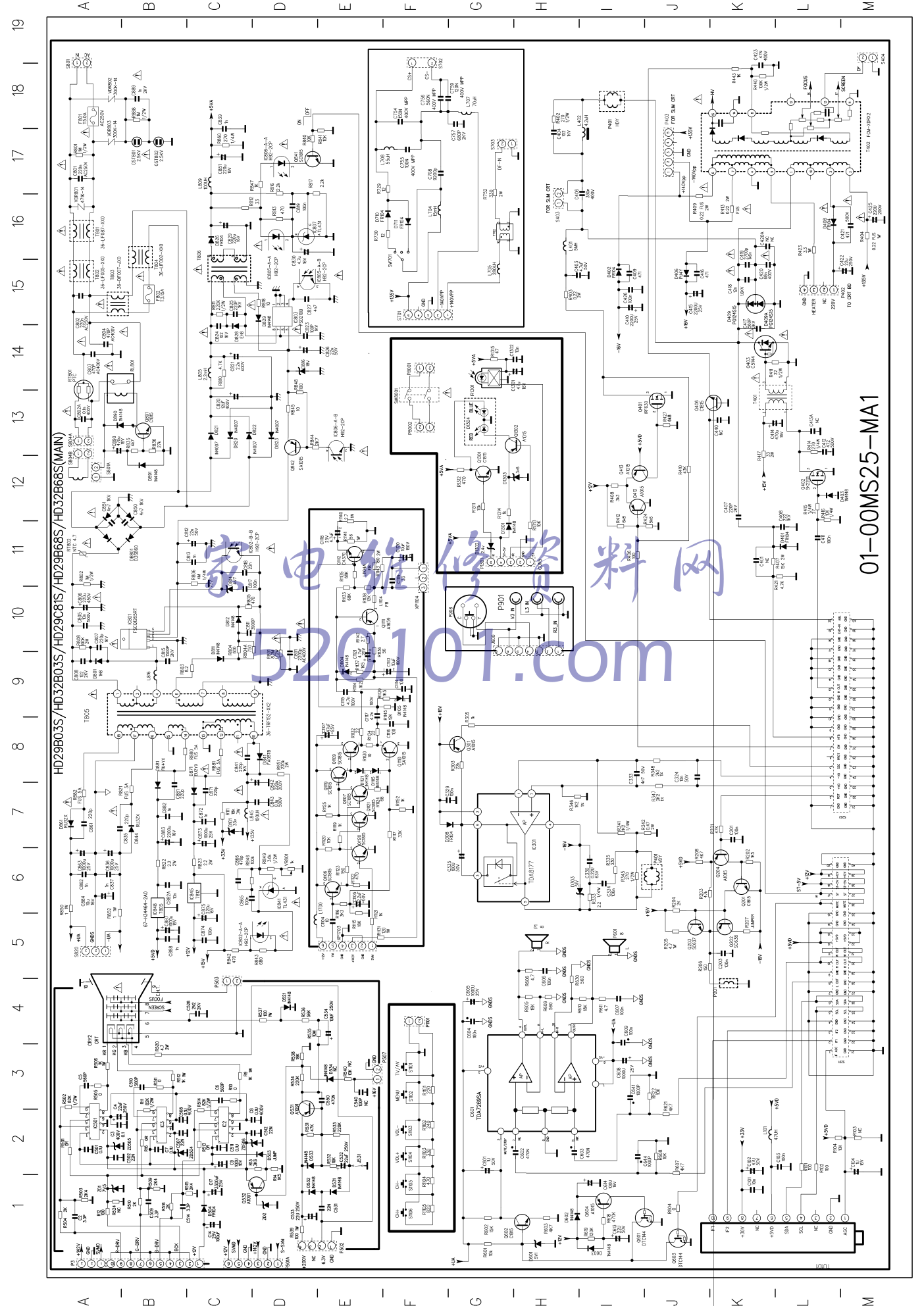 TCL HD29C06S主板图纸-0 TCL HD29C06S主板图纸-0