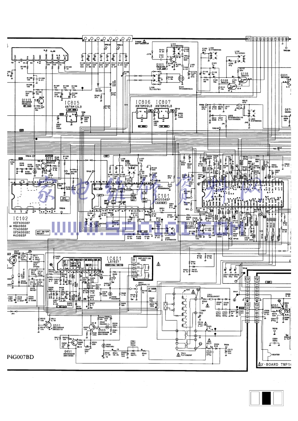 松下KL-14L3R彩电图纸-2 松下KL-14L3R彩电图纸-2
