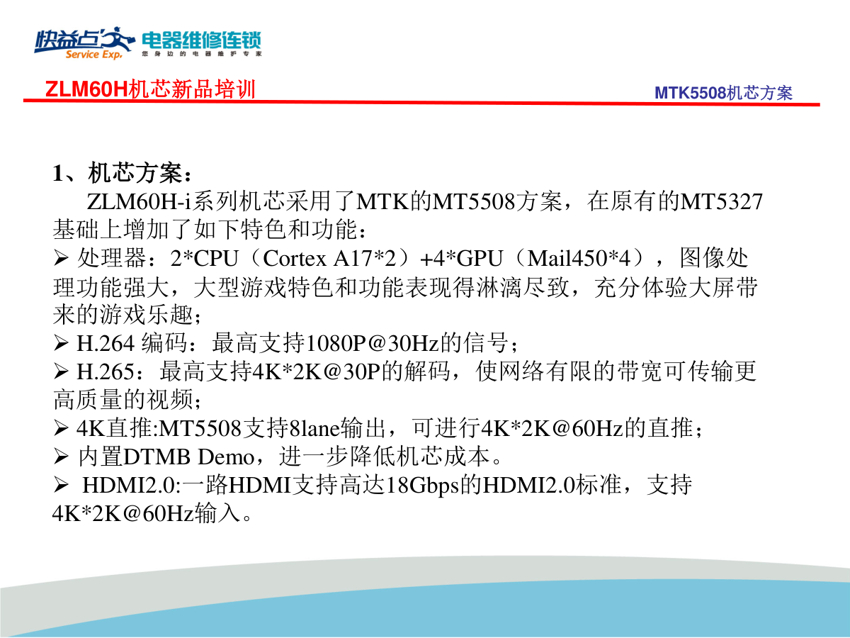 长虹ZLM60H机芯维修培训手册-4
