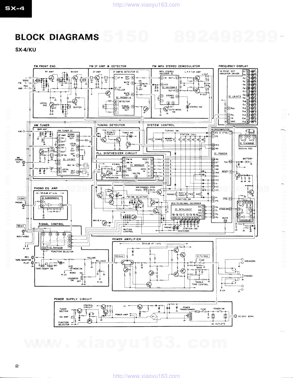 先锋PIONEER SX-5电路图-1
