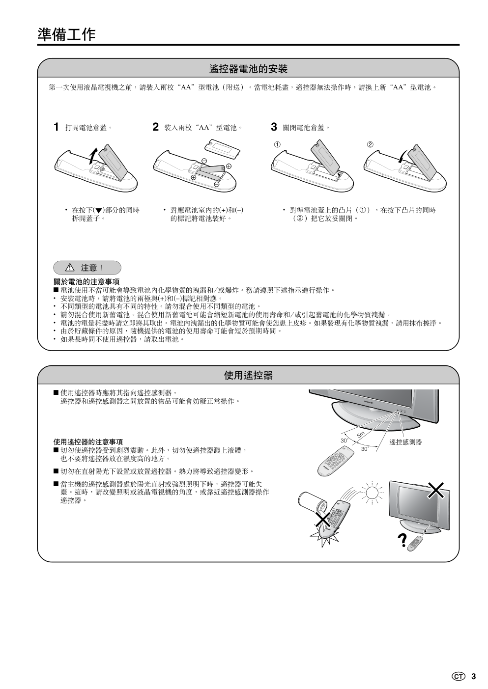 声宝LC-20SH4H型液晶电视机说明书-3
