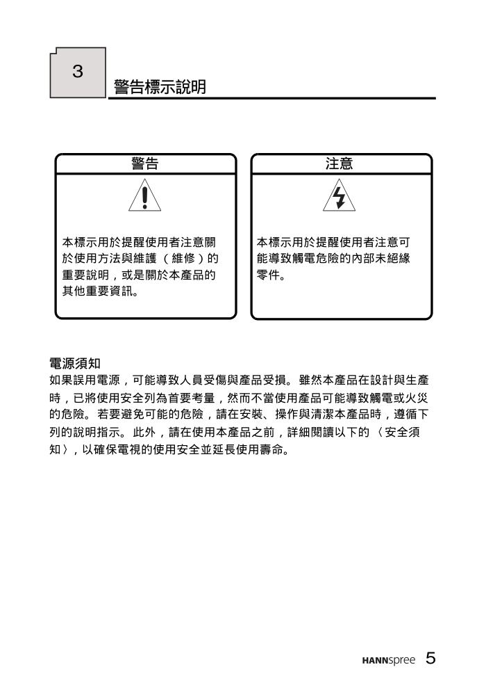 HANNspree ST02-15A1液晶电视说明书-6