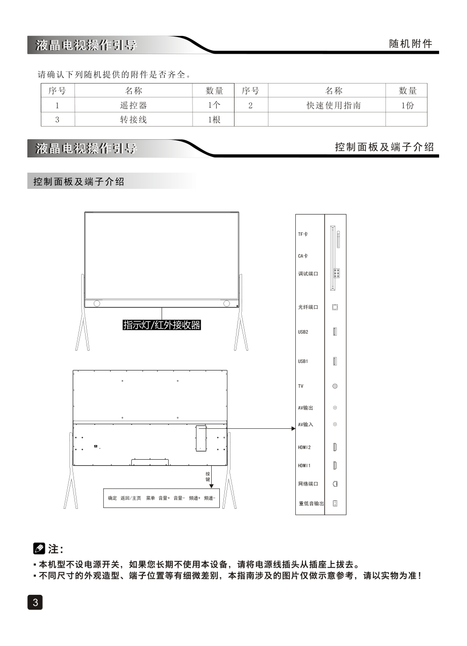 创维75E8900液晶彩电使用说明书-4 创维75E8900液晶彩电使用说明书-4