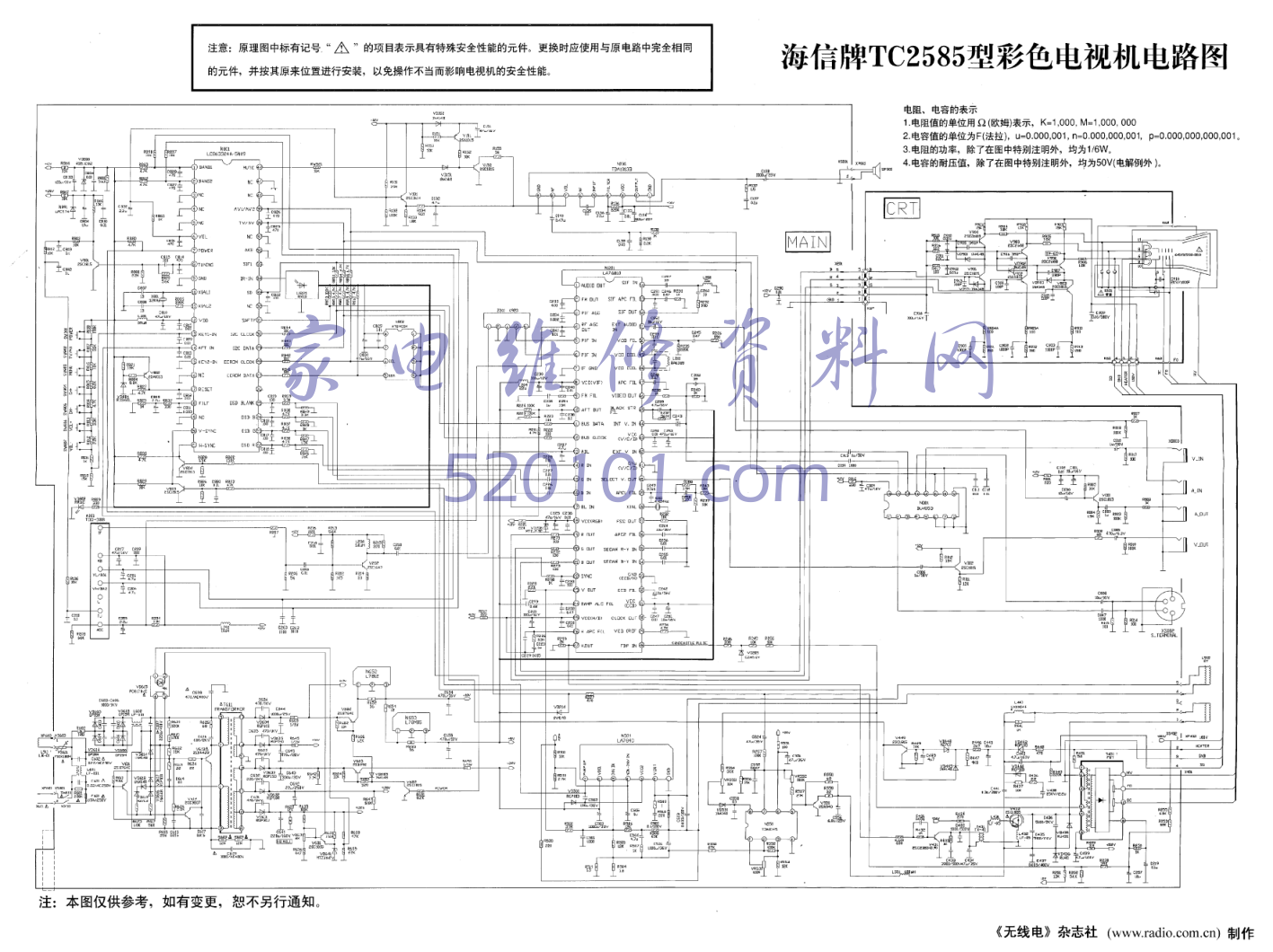 海信TC2585彩电图纸-0