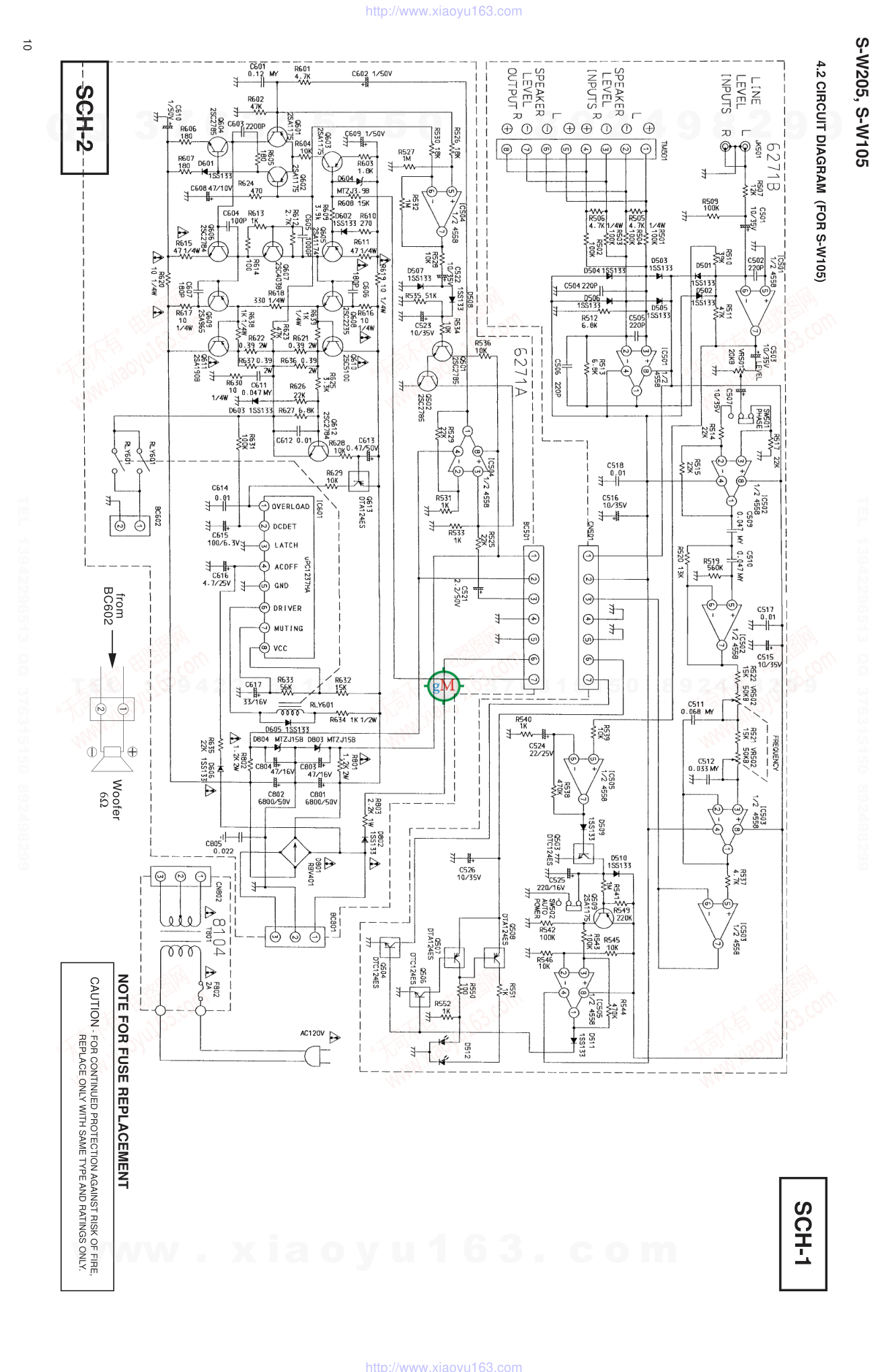 先锋PIONEER S-W205KUCXC电路图-9