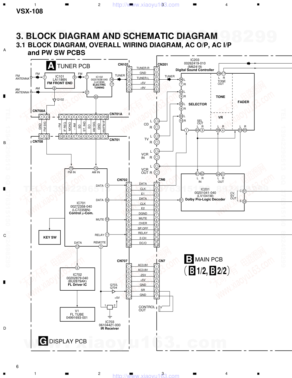 先锋PIONEER VSX-108电路图-5 先锋PIONEER VSX-108电路图-5