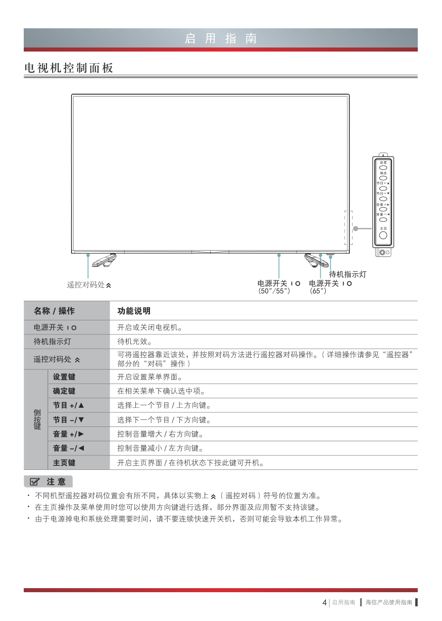 海信LED65XT900X3DU液晶彩电使用说明书-9 海信LED65XT900X3DU液晶彩电使用说明书-9