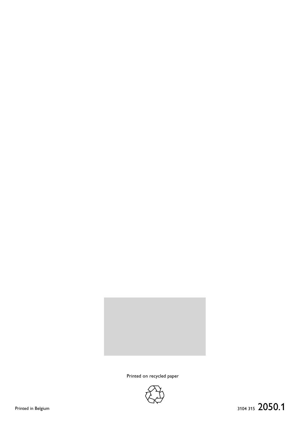 PHILIPS 3104 315 2050.1电视说明书-3 PHILIPS 3104 315 2050.1电视说明书-3