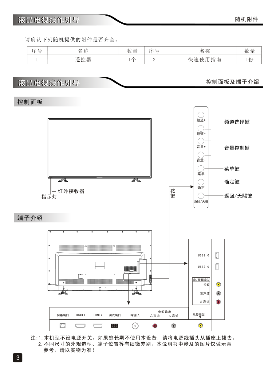 创维60E510E液晶彩电使用说明书-4 创维60E510E液晶彩电使用说明书-4