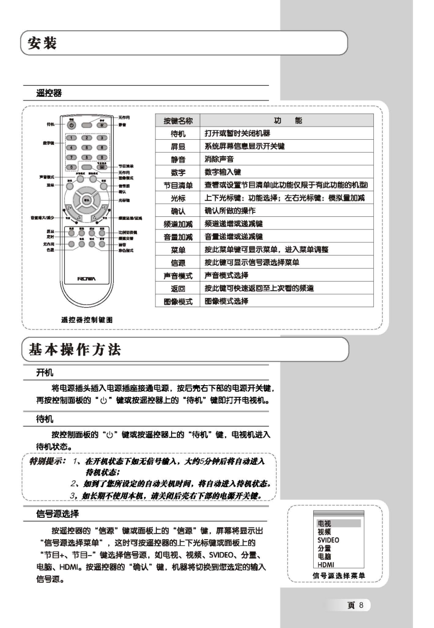 乐华LCD19M08液晶彩电使用说明书-9