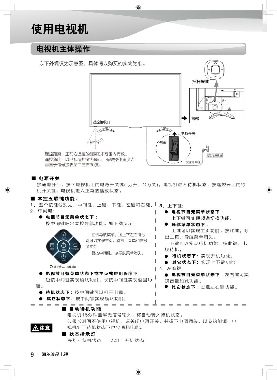 海尔LE40AL88G31C液晶彩电使用说明书-9 海尔LE40AL88G31C液晶彩电使用说明书-9