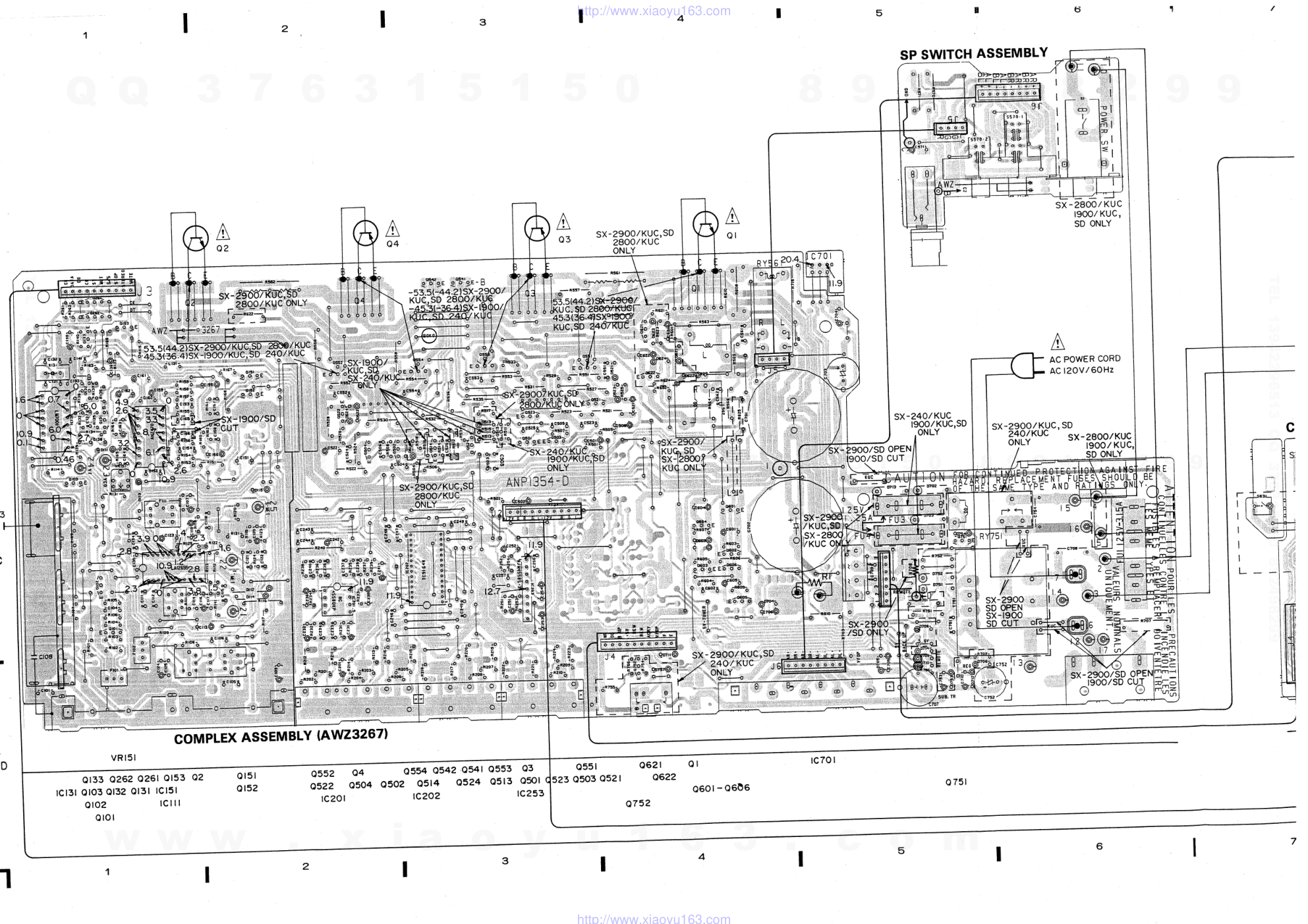 先锋PIONEER SX-2900电路图-6 先锋PIONEER SX-2900电路图-6