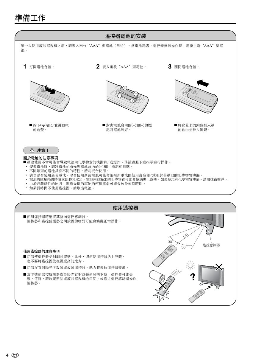 声宝LC-20B10H型液晶电视机说明书-4