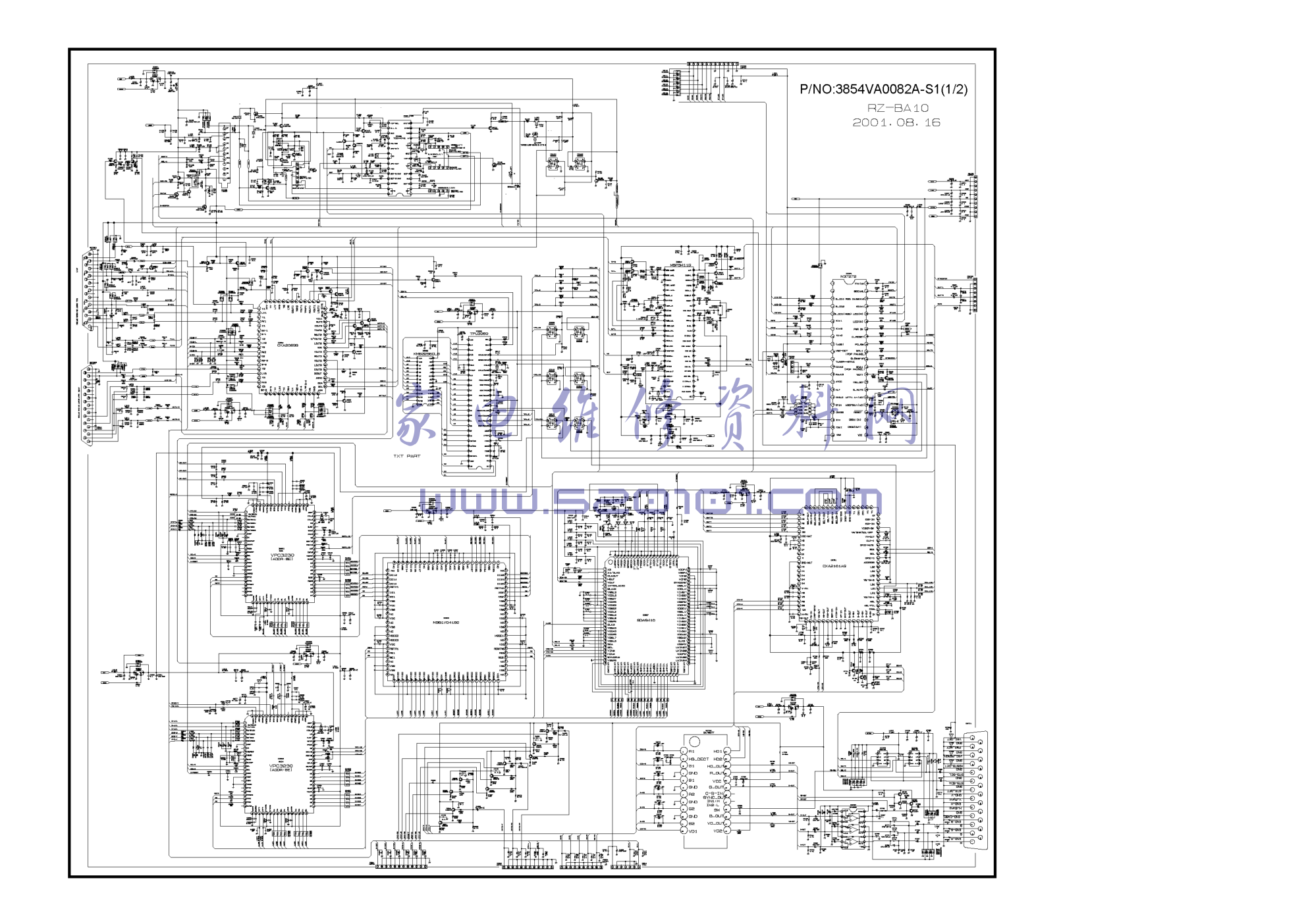 LG MZ-42PZ12彩电图纸-1 LG MZ-42PZ12彩电图纸-1