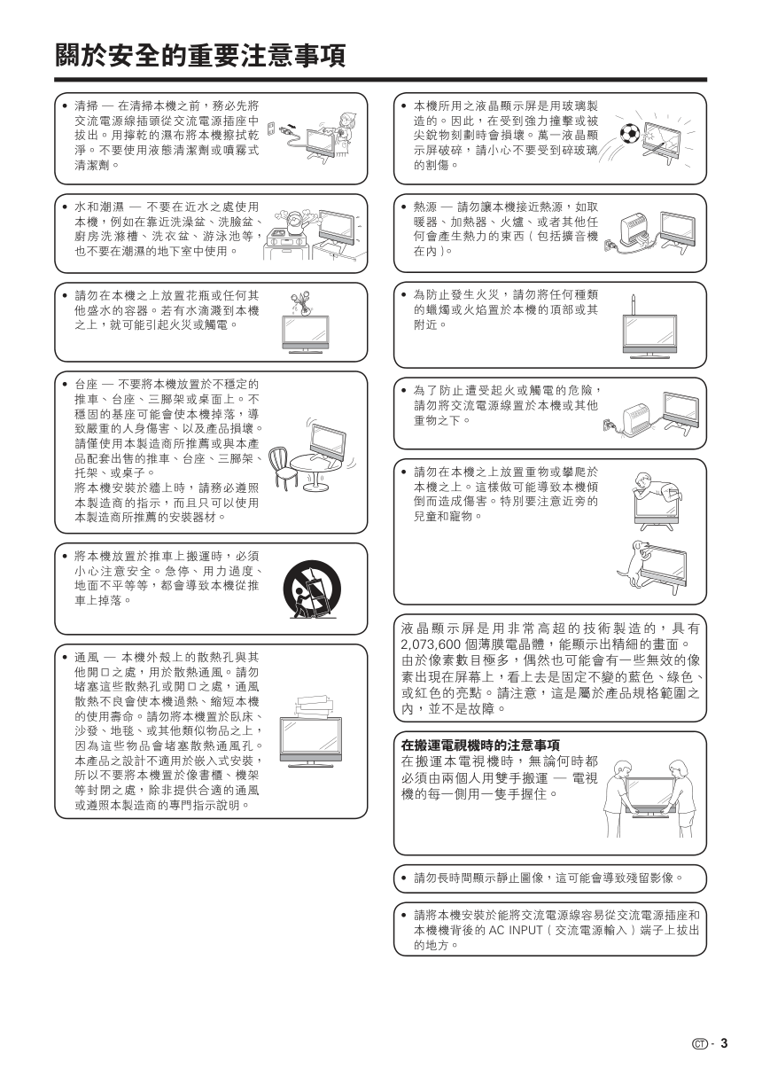声宝LC-42GX3H型液晶电视机说明书-4 声宝LC-42GX3H型液晶电视机说明书-4