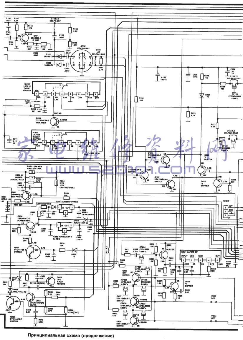 JVC AV21TE彩电图纸-2