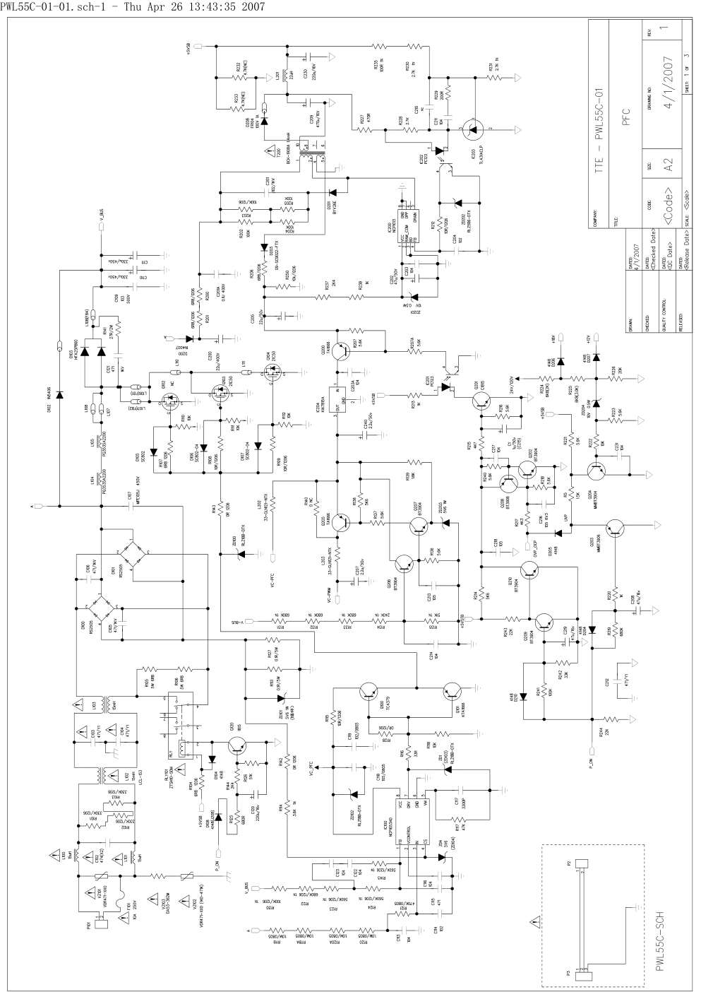 TCL LCD 42SMPS电源板电路图-0