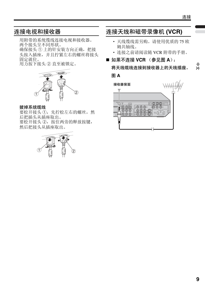 JVC胜利PD-Z50DX4等离子彩电使用说明书-9 JVC胜利PD-Z50DX4等离子彩电使用说明书-9