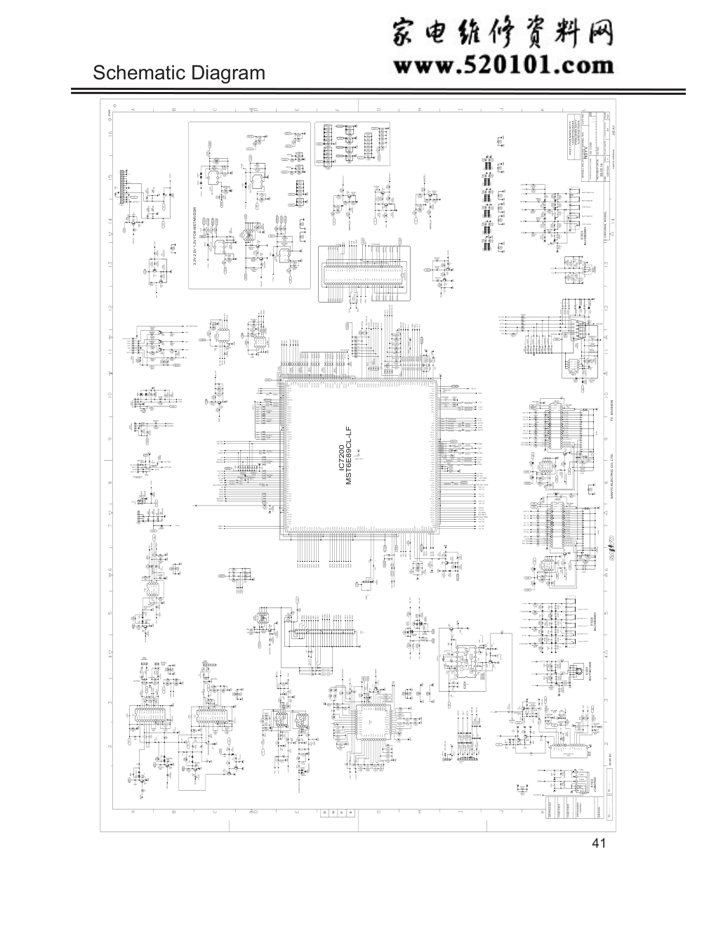 三洋LCD-47S10液晶电视电路原理图-2