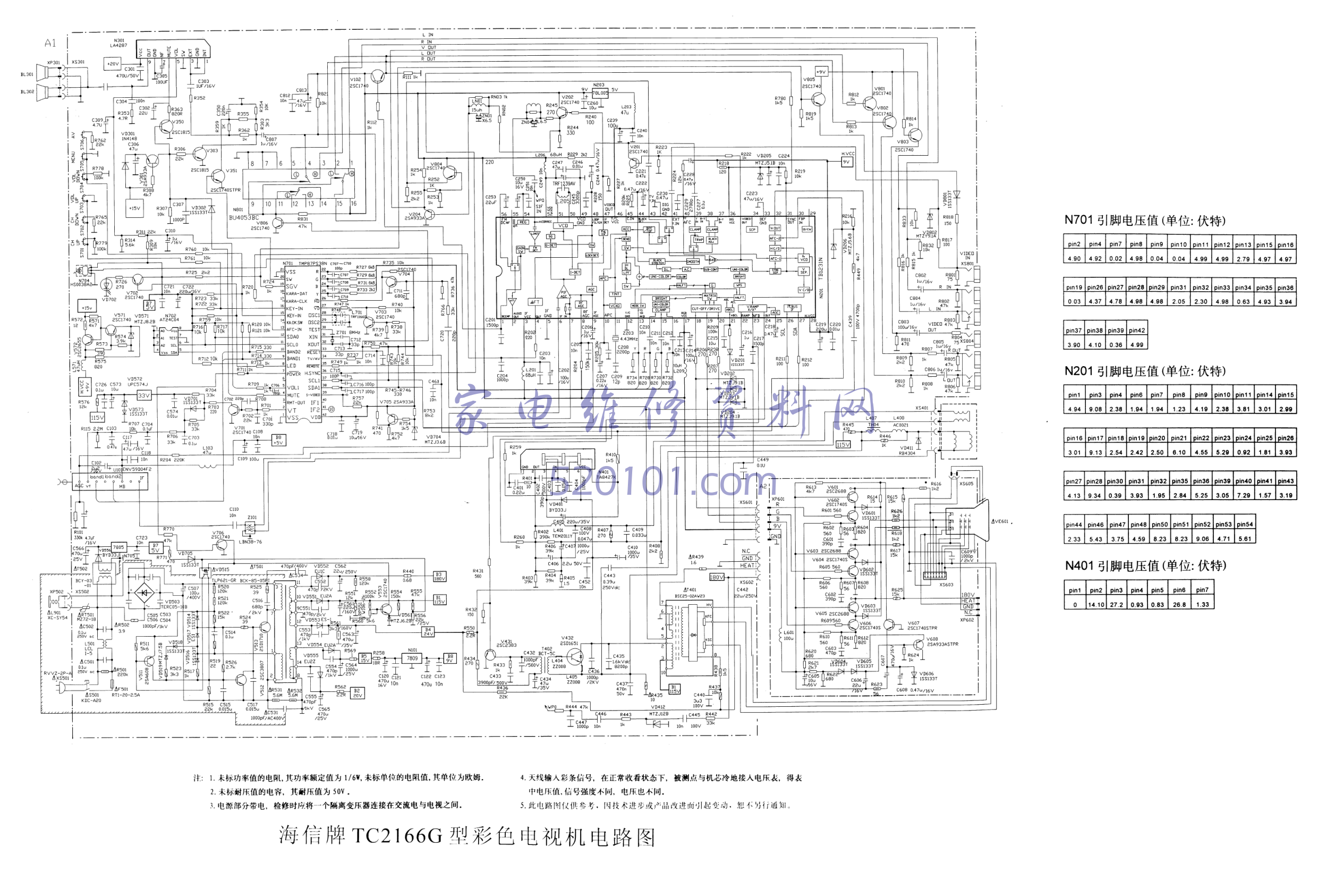 海信TC2166G彩电图纸-0