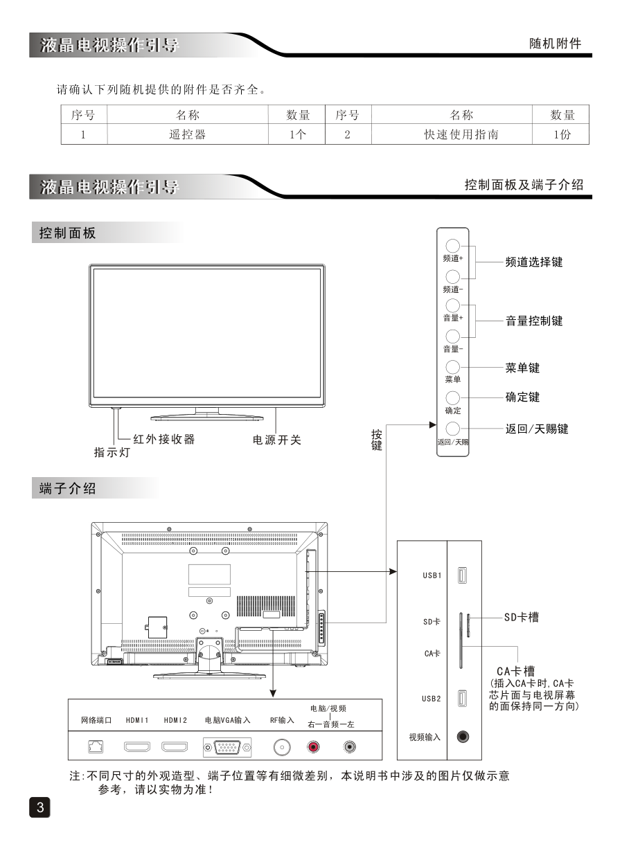 创维55E660C液晶彩电使用说明书-4 创维55E660C液晶彩电使用说明书-4
