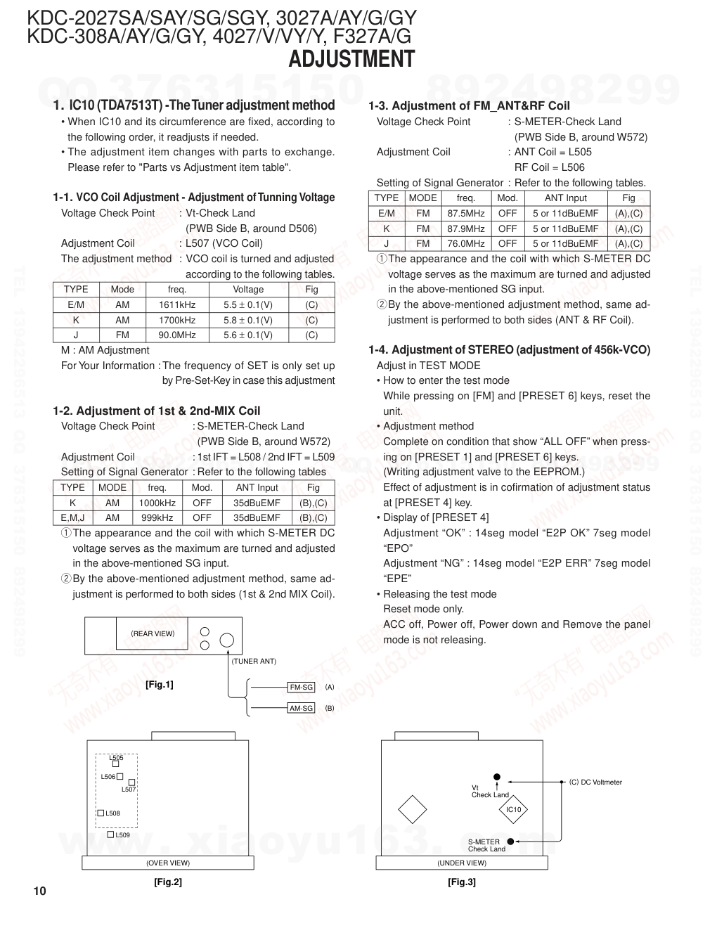 建伍KENWOOD KDC-308YG CD播放器维修手册-9 建伍KENWOOD KDC-308YG CD播放器维修手册-9