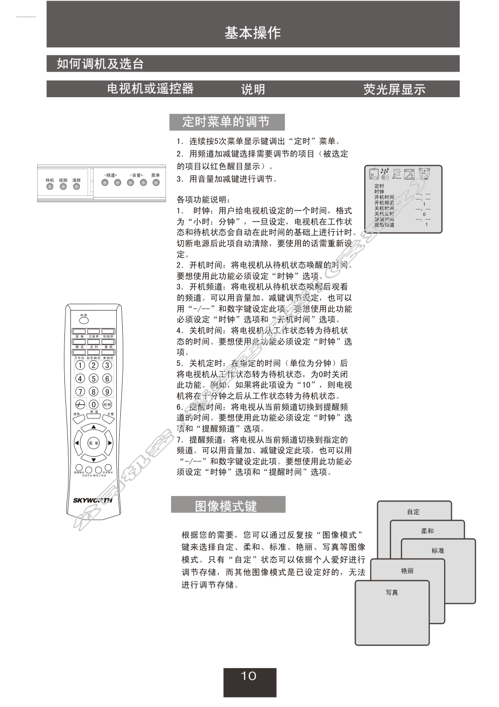 创维14NS9000(3P30机芯)彩电使用说明书-9