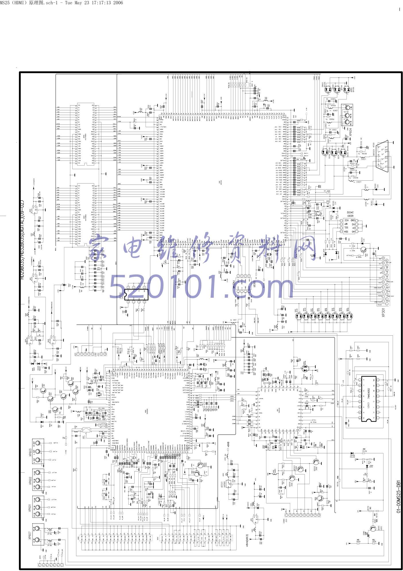 TCL HD29C06S数字板图纸-0 TCL HD29C06S数字板图纸-0