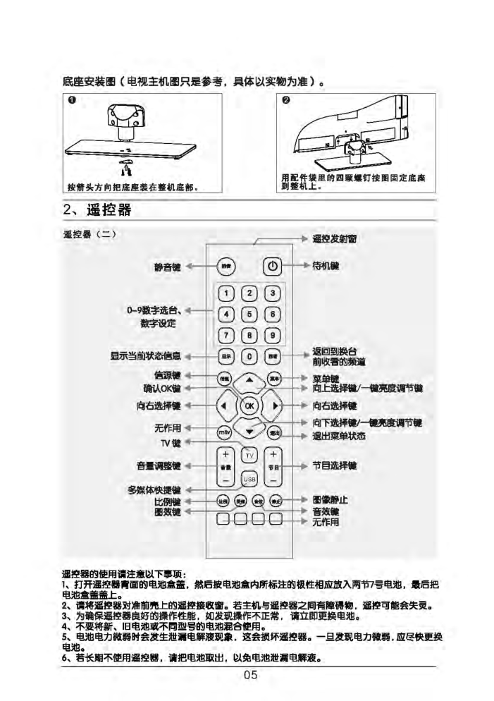 TCL王牌L32F3290B液晶彩电使用说明书-5 TCL王牌L32F3290B液晶彩电使用说明书-5