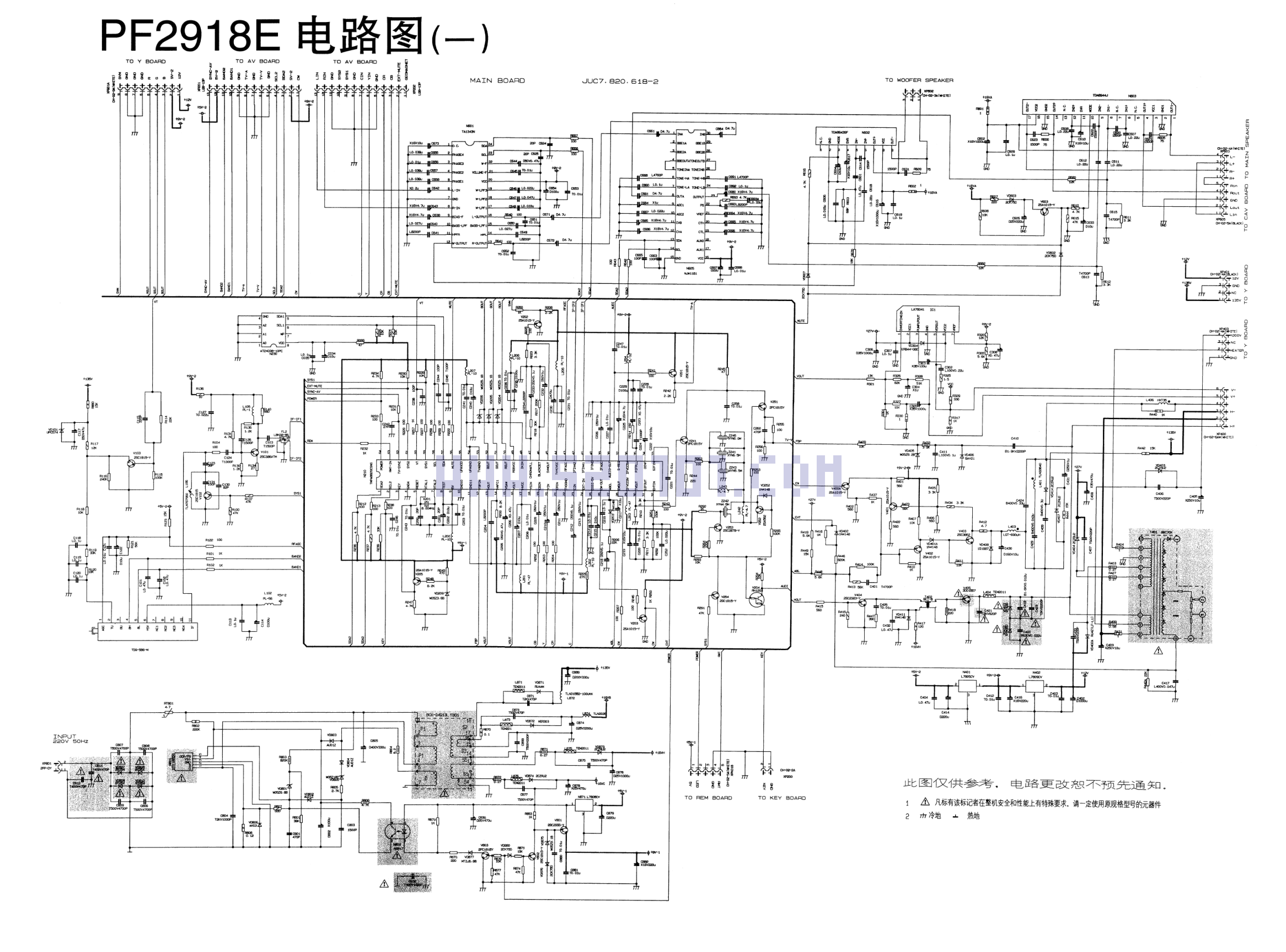 长虹PF2918E(TMPA8829PSNG)彩电图纸-0 长虹PF2918E(TMPA8829PSNG)彩电图纸-0