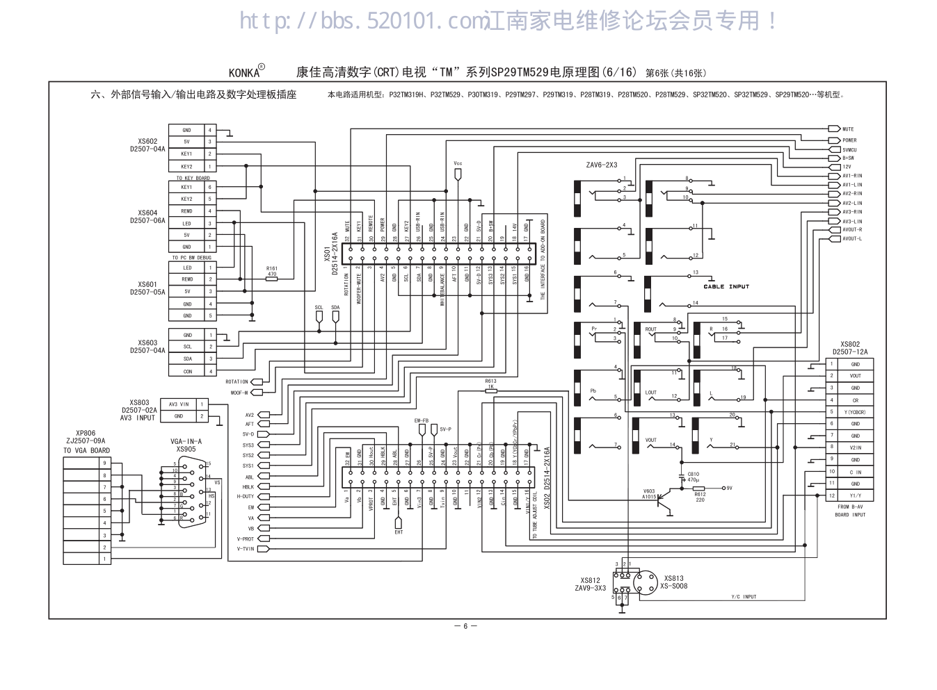 康佳彩电P28TM319电路原理图-5