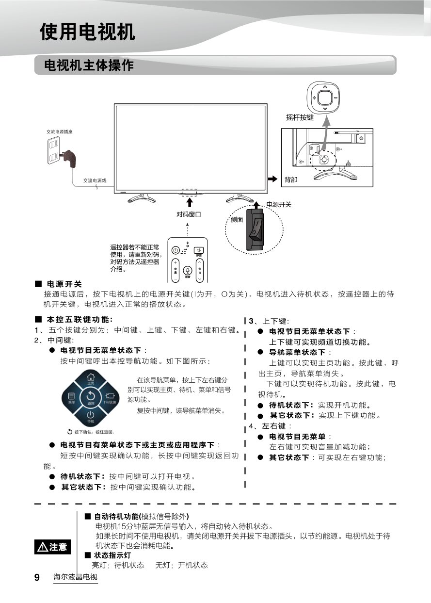 海尔LS55AL88U88液晶彩电使用说明书-9 海尔LS55AL88U88液晶彩电使用说明书-9