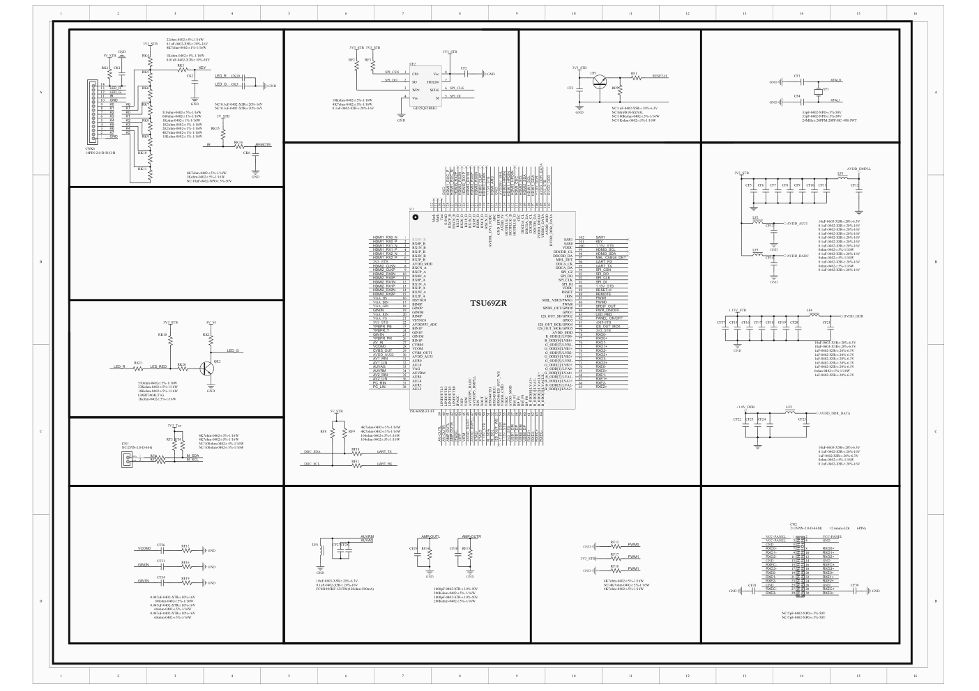 组装机液晶采用TP.VST69D.PB83B方案电路原理图-4 组装机液晶采用TP.VST69D.PB83B方案电路原理图-4