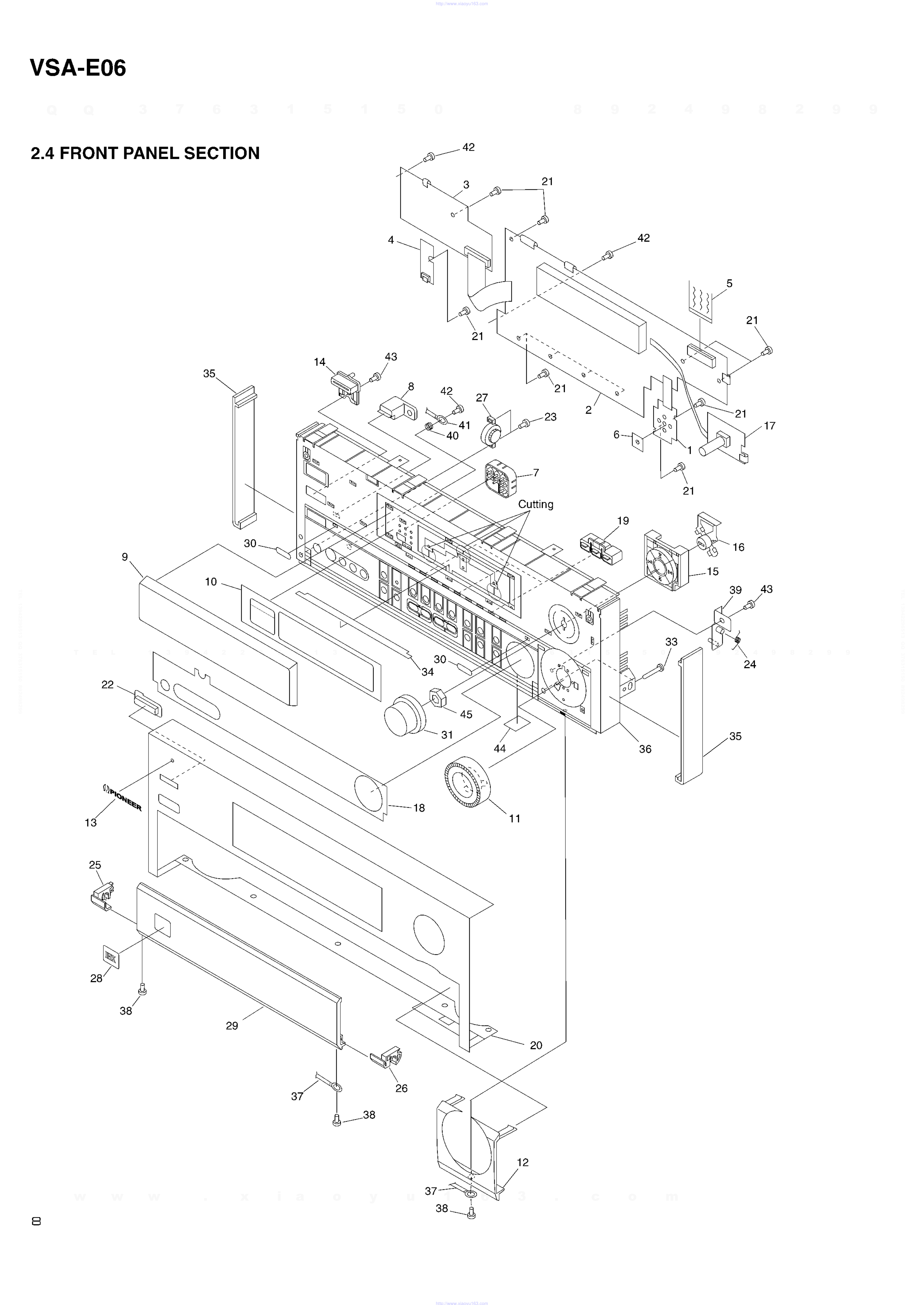 先锋PIONEER VSA-E06电路图-7 先锋PIONEER VSA-E06电路图-7