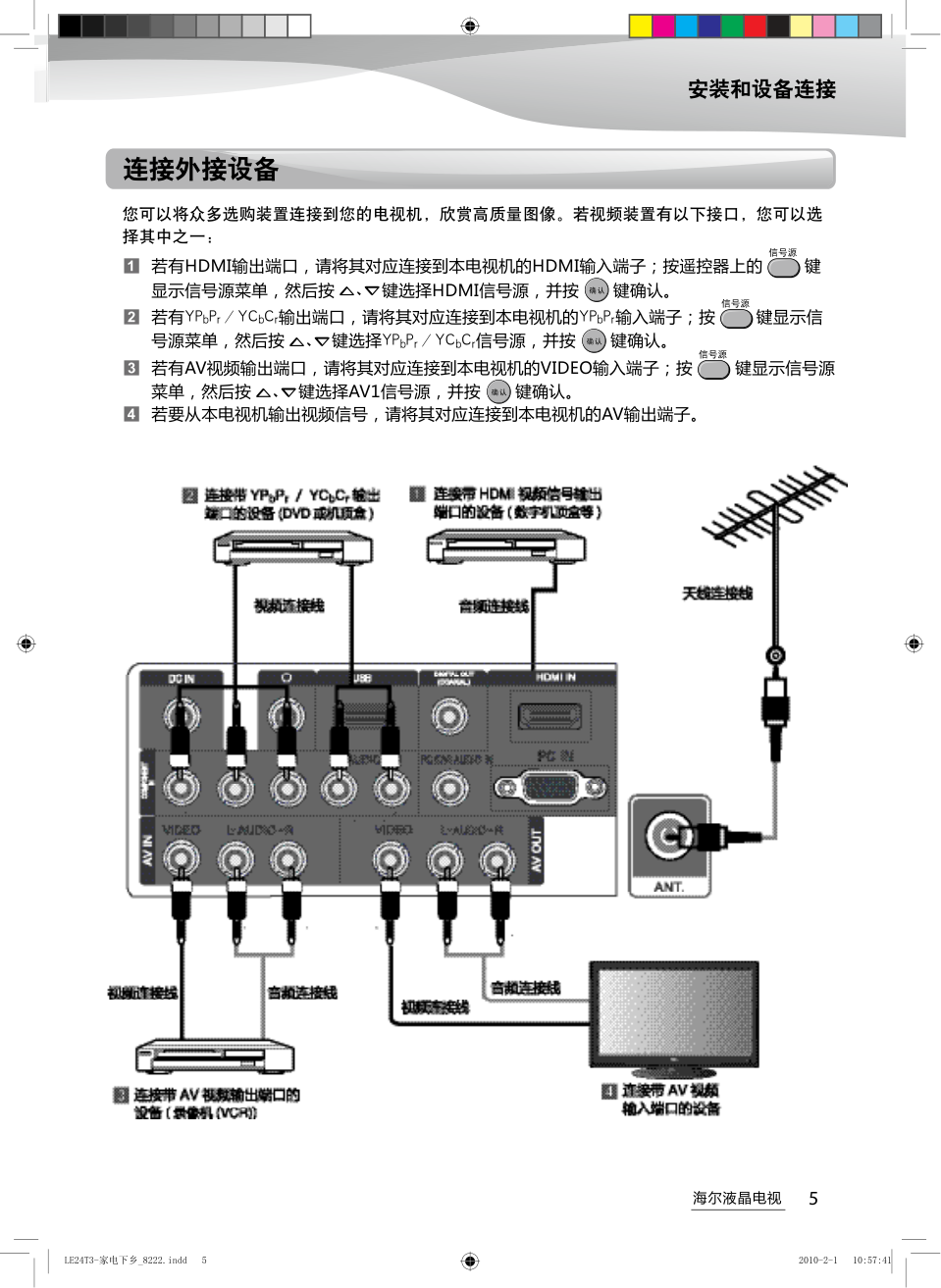 海尔LE24T6液晶彩电使用说明书-6 海尔LE24T6液晶彩电使用说明书-6